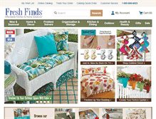 Tablet Screenshot of freshfinds.com